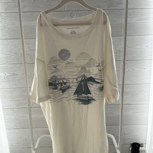 Oversized American Eagle Tee